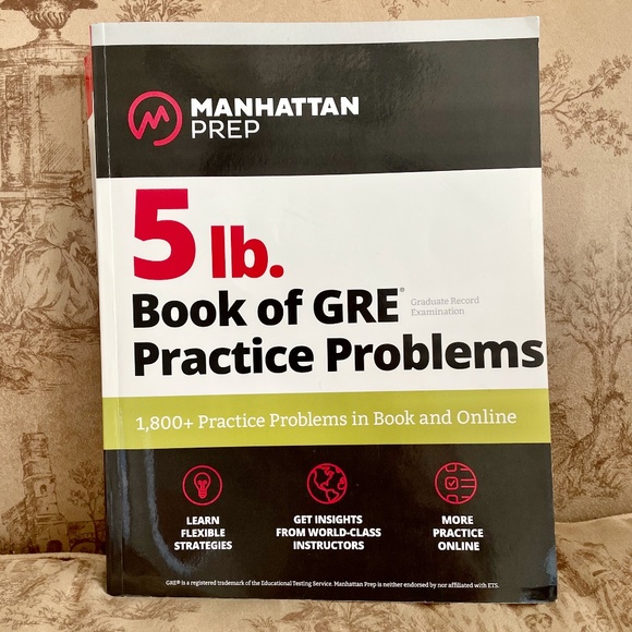 5 lb GRE Practice Problems Manhattan Prep - like new not worked on - Picture 4 of 6